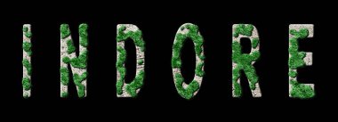 Indore Yeniden Ormanlama ve Biyofilya, Indore Yeşil Tipografisi