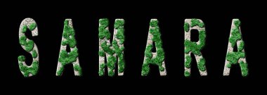 Samara Ormanlaşması ve Biyofili, Samara Yeşil Tipografisi