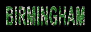 Birmingham Ormancılık ve Biyofilya, Birmingham Yeşil Tipografisi
