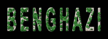 Bingazi Ormanları ve Biyofili, Bingazi Yeşil Tipografisi