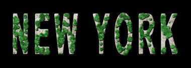 New York Yeniden Ormanlama ve Biyofilya, New York Yeşil Tipografisi