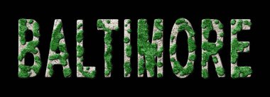 Baltimore Ormancılık ve Biyofilya, Baltimore Yeşil Tipografi