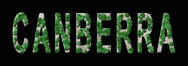 Canberra Ormanları ve Biyofili, Canberra Yeşil Tipografisi