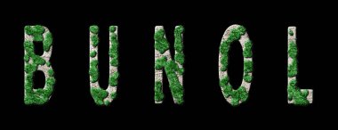 Bunol Reforestation and Biophilia, Bunol Green Typography