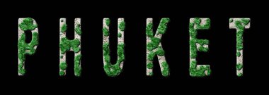 Phuket Ormanını Yenileme ve Biyofili, Phuket Yeşil Tipografisi