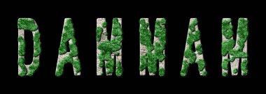 Dammam Ormanlaşması ve Biyofili, Dammam Yeşil Tipografi