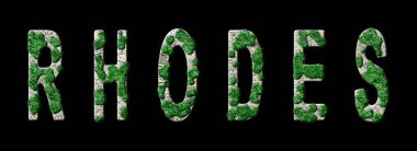 Rhodes Ormancılık ve Biyofili, Rhodes Green Typography