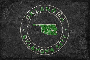 Oklahoma Haritası Yeniden Ormanlama Yeşil Gündem, İklim Mesajı