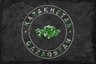 Kazakistan 'ın Yeşil Gündem Yeniden Ormanlandırması Haritası, İklim Mesajı