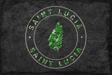 Saint Lucia Ormanının Yeşiller Gündemi Haritası, İklim Mesajı