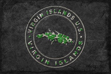 Virgin Adaları Haritası ABD Yeniden Ormanlama Yeşil Gündem, İklim Mesajı