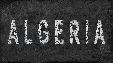 Cezayir Lityum Çıkarması, Modern Madencilik Konsepti, Grunge Arkaplan