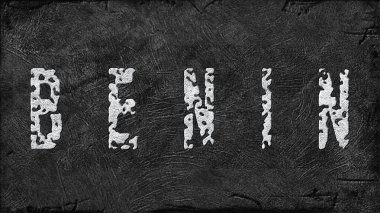 Benin Lityum Çıkarma, Modern Madencilik Konsepti, Grunge Arkaplan