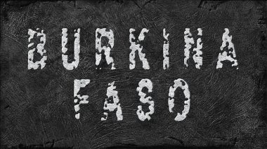 Burkina Faso Lityum Çıkarma, Modern Madencilik Konsepti, Grunge Arkaplan