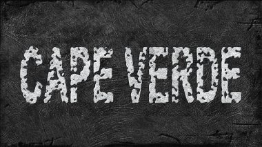 Cape Verde Lityum Çıkarması, Modern Madencilik Konsepti, Grunge Arkaplanı