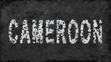 Kamerun Lityum Çıkarması, Modern Madencilik Konsepti, Grunge Arkaplan