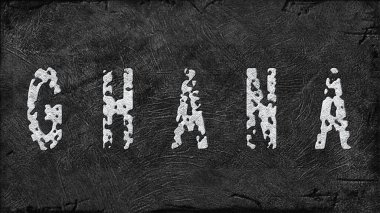 Gana Lityum Çıkarması, Modern Madencilik Konsepti, Grunge Arkaplan