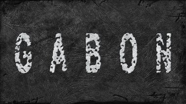 Gabon Lityum Çıkarma, Modern Madencilik Konsepti, Grunge Arkaplan