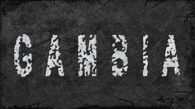 Gambiya Lityum Çıkarması, Modern Madencilik Konsepti, Grunge Arkaplan