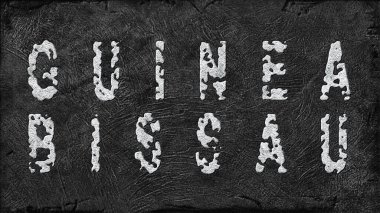 Gine Bissau Lityum Özeti, Modern Madencilik Konsepti, Grunge Arkaplan