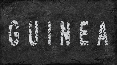 Gine Lityum Özeti, Modern Madencilik Konsepti, Grunge Arkaplan