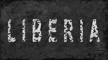 Liberya Lityum Çıkarması, Modern Madencilik Konsepti, Grunge Arkaplan