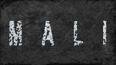 Mali Lityum Çıkarma, Modern Madencilik Konsepti, Grunge Arkaplan