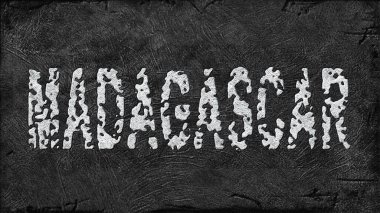 Madagaskar Lityum Çıkarması, Modern Madencilik Konsepti, Grunge Arkaplan