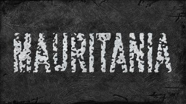 Moritanya Lityum Çıkarması, Modern Madencilik Konsepti, Grunge Arkaplan