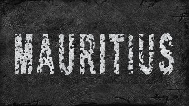 Mauritius Lityum Çıkarma, Modern Madencilik Konsepti, Grunge Arkaplan