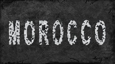 Fas Lityum Çıkarması, Modern Madencilik Konsepti, Grunge Arkaplan