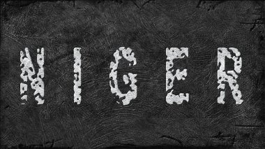 Nijer Lityum Çıkarması, Modern Madencilik Konsepti, Grunge Arkaplan