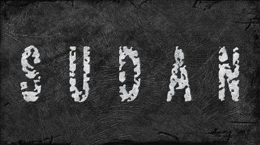 Sudan Lityum Çıkarma, Modern Madencilik Konsepti, Grunge Arkaplan