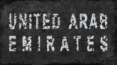 Birleşik Arap Emirlikleri Lityum Çıkarması, Modern Madencilik Konsepti, Grunge Arkaplan