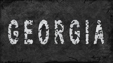 Georgia Lityum Çıkarma, Modern Madencilik Konsepti, Grunge Arkaplan