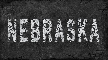 Nebraska Lityum Çıkarma, Modern Madencilik Konsepti, Grunge Arkaplan