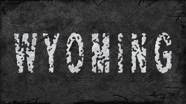 Wyoming Lityum Çıkarması, Modern Madencilik Konsepti, Grunge Arkaplan