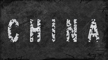 Çin Lityum Çıkarması, Modern Madencilik Konsepti, Grunge Arkaplan