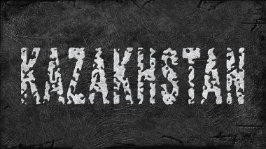 Kazakistan Lityum Çıkarması, Modern Madencilik Konsepti, Grunge Arkaplan