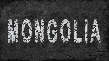 Moğolistan Lityum Çıkarması, Modern Madencilik Konsepti, Grunge Arkaplan