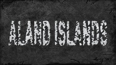 Aland Adaları Lityum Çıkarma, Modern Madencilik Konsepti, Grunge Arkaplan