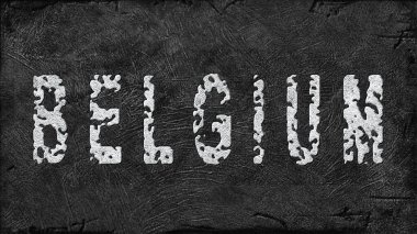 Belçika Lityum Çıkarması, Modern Madencilik Konsepti, Grunge Arkaplan