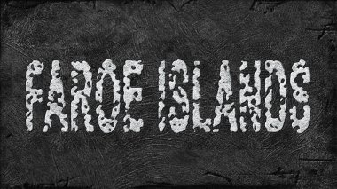 Faroe Adaları Lityum Çıkarma, Modern Madencilik Konsepti, Grunge Arkaplan