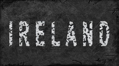 İrlanda Lityum Çıkarması, Modern Madencilik Konsepti, Grunge Arkaplan