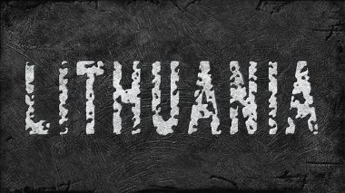 Litvanya Lityum Çıkarması, Modern Madencilik Konsepti, Grunge Arkaplan