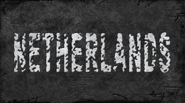 Hollanda Lityum Çıkarması, Modern Madencilik Konsepti, Grunge Arkaplan