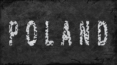 Polonya Lityum Çıkarması, Modern Madencilik Konsepti, Grunge Arkaplan