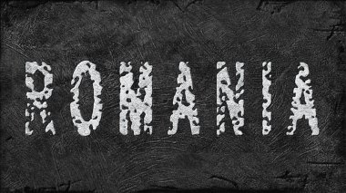 Romanya Lityum Çıkarması, Modern Madencilik Konsepti, Grunge Arkaplan