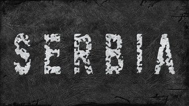 Sırbistan Lityum Çıkarma, Modern Madencilik Konsepti, Grunge Arkaplan