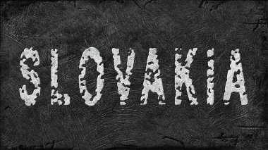 Slovakya Lityum Çıkarması, Modern Madencilik Konsepti, Grunge Arkaplan